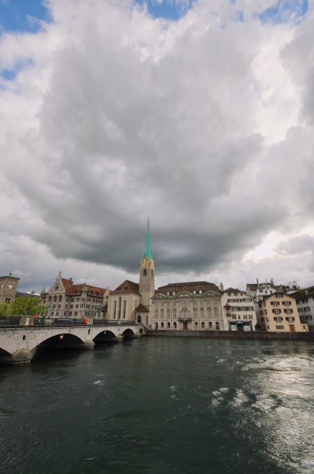 HDR-Bild Zürich Limmatquai
