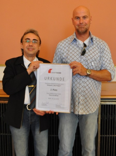 Gewinner des 2. Platz in der Kategorie "Bestes Projekt" Claus Mühlenkamp und Peter Sperlich