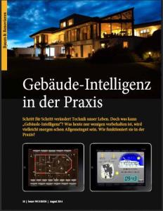 Presseartikel "SmartHome" in der Fachzeitschrift "Besser Wohnen